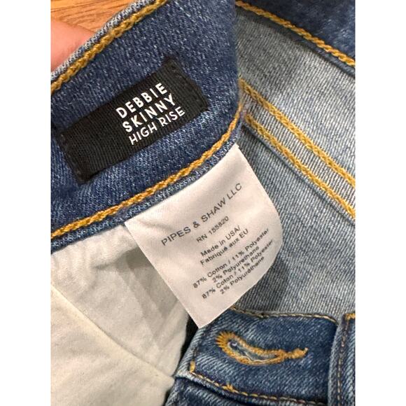 VERONICA BEARD blue Debbie High-Rise Skinny Jeans 26/2 - Picture 9 of 10